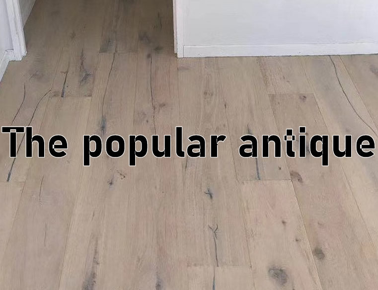 antique-style wood floor – the popular antiqued-style