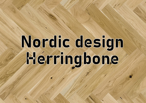 The essence of Nordic style flooring is here – Herringbone design!