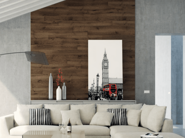 A floor is not enough – Wood Flooring on wall